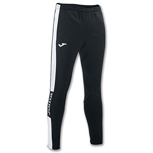 Joma Pantalon Championship IV Largo, Hombres, Negro (Black/White), XS