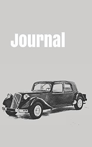 Journal: handy notebook for car enthusiasts. 5x8. 120 pages. (french car journal)