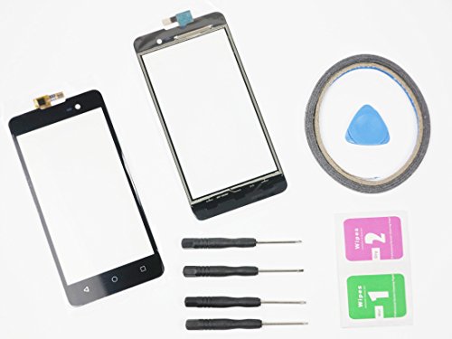 JRLinco Para WIKO LENNY 2 Pantalla de Cristal Táctil, Touch Screen Digitizer Outer Glass Replacement (Sin LCD Display, no compre mal) Para WIKO LENNY 2 Negro + Herramientas y Adhesivo de Doble Cara JRLinco Para WIKO LENNY 2 Pantalla de Cristal Táctil, Touch Screen Digitizer Outer Glass Replacement (Sin LCD Display, no compre mal) Para WIKO LENNY 2 Negro + Herramientas y Adhesivo de Doble Cara
