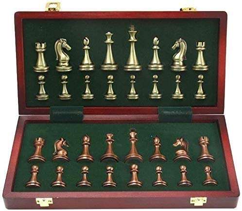 Juego ajedrez para niños y Adultos, Juego De Mesa De Ajedrez Para Adultos, Niños De Metal De Lujo De Lujo Retro Ajedrez De Aleación De Aleación De Aleación De Aleación, Juego De Mesa, Caja De Madera P Juego ajedrez para niños y Adultos, Juego De Mesa De Ajedrez Para Adultos, Niños De Metal De Lujo De Lujo Retro Ajedrez De Aleación De Aleación De Aleación De Aleación, Juego De Mesa, Caja De Madera P