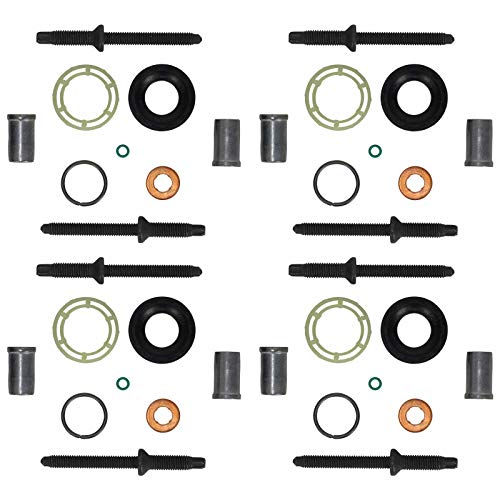 Juego de juntas para inyectores con tornillos de expansión 1.6 HDI 1.6 TDCI Código de motor 9HZ 9HW DV6B W16 Juego de juntas para inyectores con tornillos de expansión 1.6 HDI 1.6 TDCI Código de motor 9HZ 9HW DV6B W16
