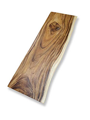 Kinaree Estantería de madera Suar, 100-200 cm, para manualidades, de acacia, diferentes tamaños, 15-45 cm de profundidad, para construir uno mismo (160 x 40-50 cm)