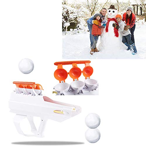 KZJIEZH Juego de invierno al aire libre, lanzador de bolas de nieve, pelea de bola de nieve blanca Blaster con asa, arte de la guerra de nieve, herramientas de nieve redondas para niños y adultos Invi KZJIEZH Juego de invierno al aire libre, lanzador de bolas de nieve, pelea de bola de nieve blanca Blaster con asa, arte de la guerra de nieve, herramientas de nieve redondas para niños y adultos Invi