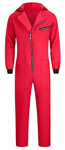 La Casa De Papel Disfraz Rojo Mono Hombre Mujer rojo XS La Casa De Papel Disfraz Rojo Mono Hombre Mujer rojo XS