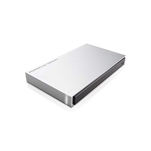 LaCie Porsche Design - Disco Duro portátil, 2TB (USB 3.0), Color Gris Claro