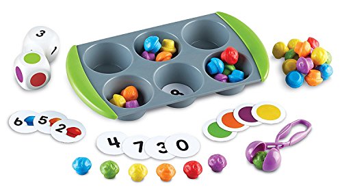 Learning Resources-Set de Actividades de matemáticas Mini Muffin Match Up (LER5556)