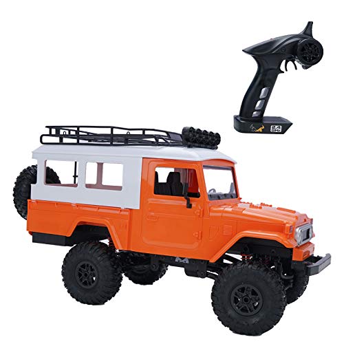 Leeofty Coche de Control Remoto 1:12 Escala 4WD 2.4G RC Coche Escalada vehículo Todoterreno Modelo de Coche para niños Juguete