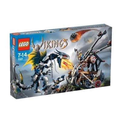 LEGO 7021 Vikings - Dragón Acorazado contra catapulta Doble