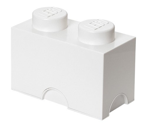 Lego L4002R - Bloque de lego 2, color blanco