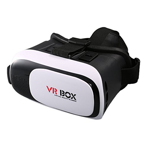 LESHP - Gafas (casco) de realidad virtual 3D VR II para iPhone 7, 6, 5, gama Samsung Galaxy y otros móviles de 4 a 6 pulg.