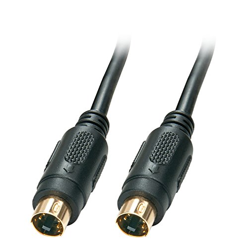 LINDY 35630-Cable S-Video Macho/Macho, 2 m, Color Negro
