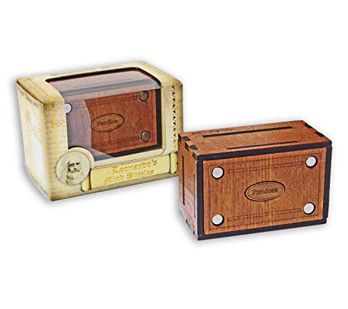 LOGICA GIOCHI Art. Pandora Secret Box - El Cofre Secreto - Jurgen Reiche Edition - Rompecabezas de Madera - Caja Secreta - Dificultad 5/6 Increíble - Colección Leonardo da Vinci LOGICA GIOCHI Art. Pandora Secret Box - El Cofre Secreto - Jurgen Reiche Edition - Rompecabezas de Madera - Caja Secreta - Dificultad 5/6 Increíble - Colección Leonardo da Vinci