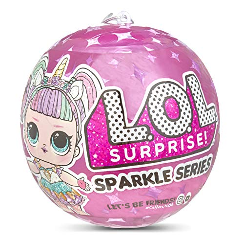 L.O.L. Surprise! 26559665E7C Surprise Doll Sparkle Series - Figuras coleccionables con Purpurina y 7 sorpresas, 1 de Cada 12 muñecas coleccionables en Paquete Sorpresa