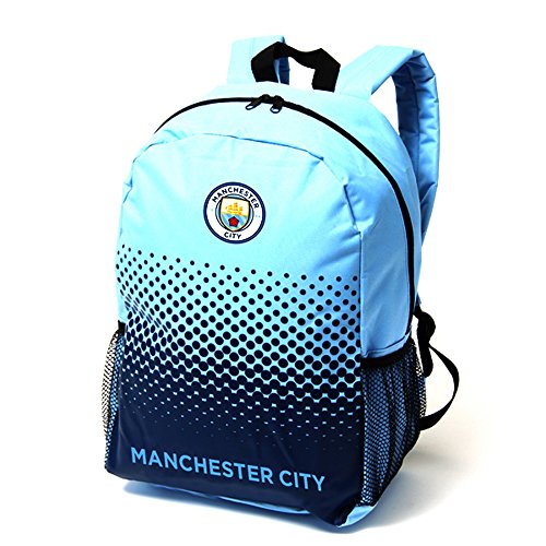 Manchester City FC - Mochila oficial de Manchester City FC (Talla Única/Azul/Azul marino)