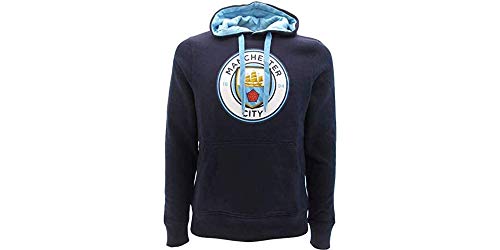 Manchester City F.C. Sudadera con Capucha Hoodie Sweatshirt - 100% Original Oficial (M Medium)