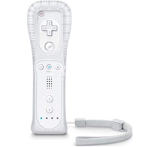 Mando Remote + Funda Silicona + Correa para Nintendo Wii Color Blanco