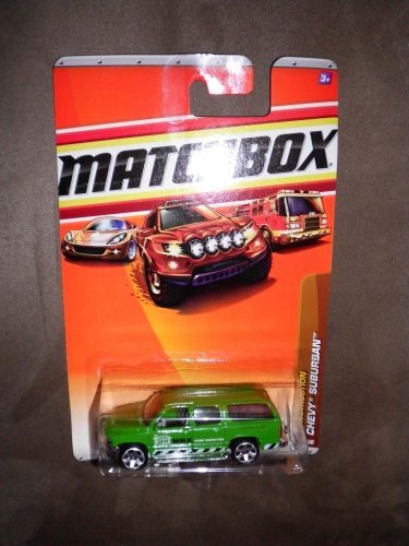 MATCHBOX 2010 CONSTRUCTION 45 OF 100 GREEN MBX HOME INSPECTOR CHEVY SUBURBAN by Matchbox