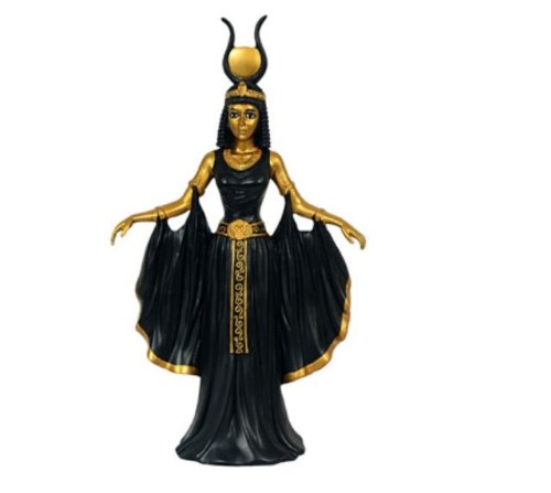 MCM Figura Decorativa mitología Egipcio Cleopatra pie 25,5 cm de polirresina