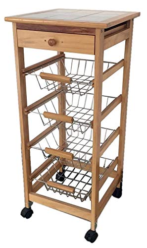 Meyvaser Verdulero frutero Cocina Oporto 2 Color Miel Meyvaser Verdulero frutero Cocina Oporto 2 Color Miel