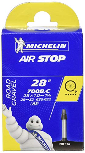 Michelin 700X25/32 Bici Cámara, Unisex, Negro, Talla Única