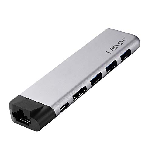 MINIX Neo C-D Pro Adaptador multipuerto USB-C Pro para Apple MacBook Air y Pro, Conectores HDMI, USB 3.0, Lector de Tarjetas Micro SD, Lector de Tarjetas SD, USB-C, Gris Espacial MINIX Neo C-D Pro Adaptador multipuerto USB-C Pro para Apple MacBook Air y Pro, Conectores HDMI, USB 3.0, Lector de Tarjetas Micro SD, Lector de Tarjetas SD, USB-C, Gris Espacial