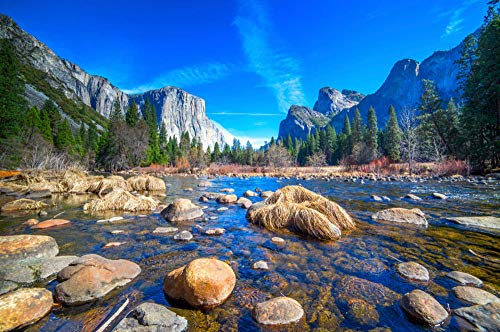 MKmd-s Rompecabezas de 1000 Piezas Paisaje del Parque Nacional de Yosemite World Landscape Puzzle