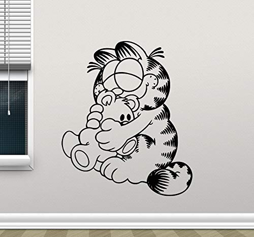mlpnko Dibujos Animados Gato niños Dormitorio Autoadhesivo Vinilo Adhesivos de Pared decoración del hogar Sala de Estar decoración Mural 42X50 cm