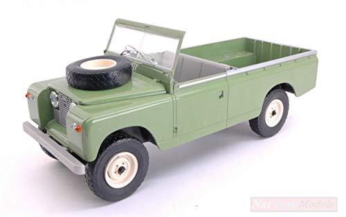MODELCARGROUP MCG18093 Land Rover 109 Pick UP Serie II Olive Green 1:18 Die Cast Compatible con