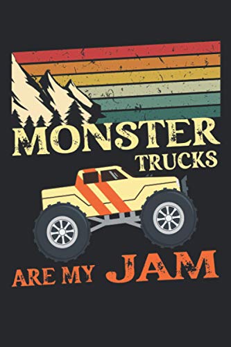 Monster Truck Are My Jam Cool Engines: Journal/Notebook Blank Lined Ruled 6x9 120 Pages