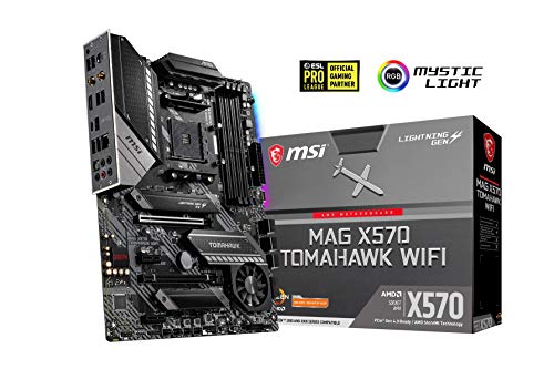 MSI mag X570 Tomahawk WiFi - Placa Base Arsenal (AMD X570, 2 x PCI-E 4.0 x16, Raid 0, 1, 10, Intel Wi-Fi 6 AX200, Bluetooth 5.0)