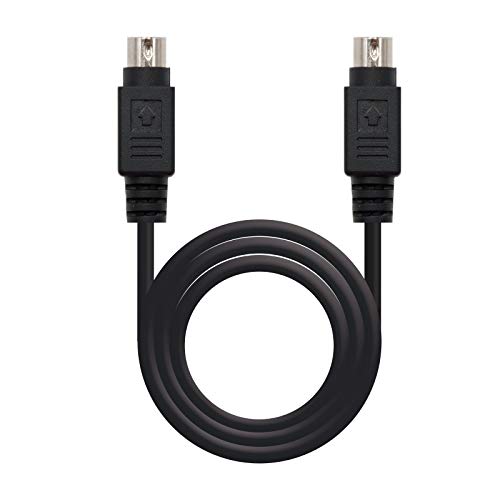 NanoCable 10.24.0903 - Cable de S-video, MD4/M-MD4/M, macho-macho, negro, 3mts NanoCable 10.24.0903 - Cable de S-video, MD4/M-MD4/M, macho-macho, negro, 3mts