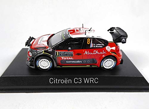 OPO 10 - Norev 1/43 Citroen C3 WRC N ° 8 Lefebvre Monte Carlo 2017 (155362)