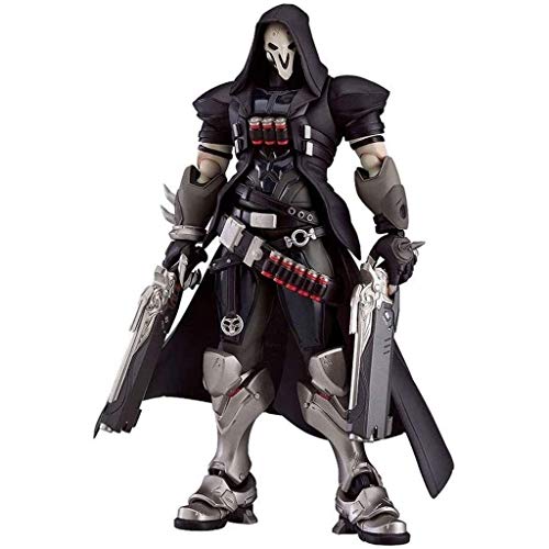 Overwatch OW Anime Acción Figura Reaper Gabriel Reyes PVC Figuras Coleccionable Modelo Estatua Estatua Toys Desktop Ornamentos