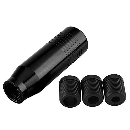 Palanca de Cambio Universal Aleación de Aluminio Perilla de Cambio Manual Pomos de palanca de cambio Pomos para palanca de coche(3 adaptadores de diámetro respectivamente 8 mm, 10 mm, 12 mm)(Negro) Palanca de Cambio Universal Aleación de Aluminio Perilla de Cambio Manual Pomos de palanca de cambio Pomos para palanca de coche(3 adaptadores de diámetro respectivamente 8 mm, 10 mm, 12 mm)(Negro)
