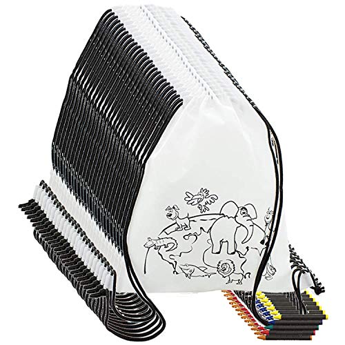Partituki Mochila Colorear. 10 Mochilas de Colorear y 10 Sets de 5 Ceras de Colores. Ideal para Detalles Cumpleaños Infantiles y Regalos Cumpleaños Niños Partituki Mochila Colorear. 10 Mochilas de Colorear y 10 Sets de 5 Ceras de Colores. Ideal para Detalles Cumpleaños Infantiles y Regalos Cumpleaños Niños