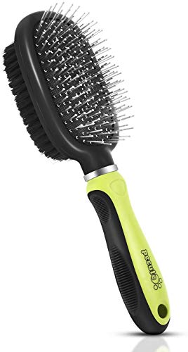 Pecute Peine Perro Cepillo Gato de Doble Cara, Cepillo de Aseo para Mascotas, Eliminan el 90% de la Capa Interna Muerta y Pelos Sueltos, Adecuado para Perros o Gatos de Pelo Largo y Corto Pecute Peine Perro Cepillo Gato de Doble Cara, Cepillo de Aseo para Mascotas, Eliminan el 90% de la Capa Interna Muerta y Pelos Sueltos, Adecuado para Perros o Gatos de Pelo Largo y Corto