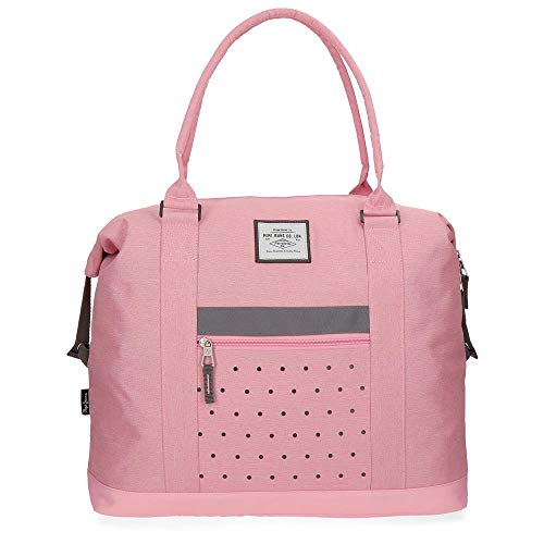 Pepe Jeans Molly Bolsa de Viaje Rosa 42x34x15 cms Poliéster 21.42L