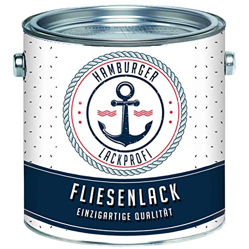 Pintura para azulejos brillante gris plata RAL 7001 gris para azulejos en set // Pintura profesional de Hamburger (1 L) Pintura para azulejos brillante gris plata RAL 7001 gris para azulejos en set // Pintura profesional de Hamburger (1 L)