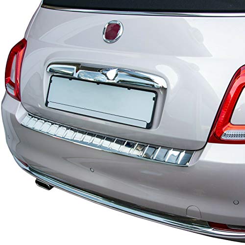 Recambo CT-LKS-1135 Protector para Borde de Carga de Acero Inoxidable Pulido para Fiat Facelift 500 C Cabrio a Partir de 2016, Large Recambo CT-LKS-1135 Protector para Borde de Carga de Acero Inoxidable Pulido para Fiat Facelift 500 C Cabrio a Partir de 2016, Large