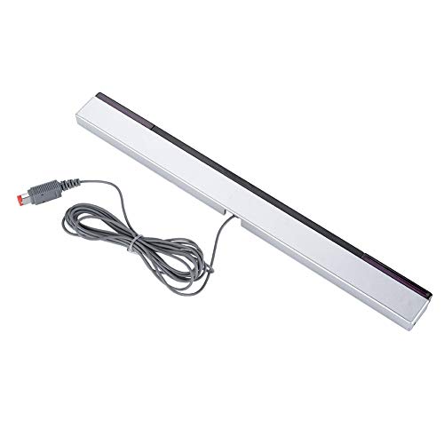 Receptor con Cable Barra de Sensor de Rayos de señal infrarroja IR Soporte de Receptor con Cable con Soporte para Wii para WIIU