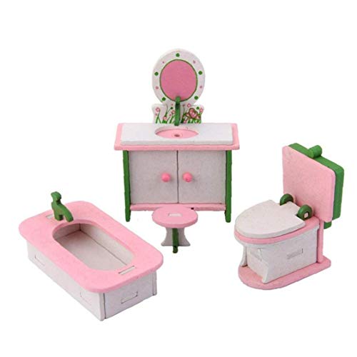 Regalo Del Día Miniatura Muñecas Muebles De La Casa De Muñecas De Madera Para Muebles De Baño Set 1 Presidente 1 Tocador 1 Bañera 1 Aseo Muebles De Madera Casa De Muñecas De Juguete De Accesorio Para Regalo Del Día Miniatura Muñecas Muebles De La Casa De Muñecas De Madera Para Muebles De Baño Set 1 Presidente 1 Tocador 1 Bañera 1 Aseo Muebles De Madera Casa De Muñecas De Juguete De Accesorio Para