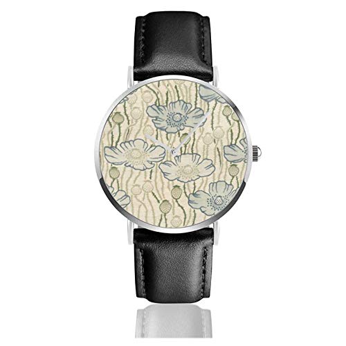 Relojes Anolog Negocio Cuarzo Cuero de PU Amable Relojes de Pulsera Wrist Watches Serie de Patrones