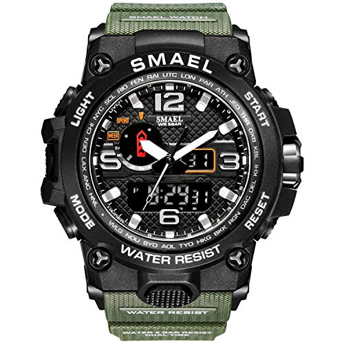Relojes para Hombre Militar Sport Sport Watch 50m Relojes De Pulsera Impermeables