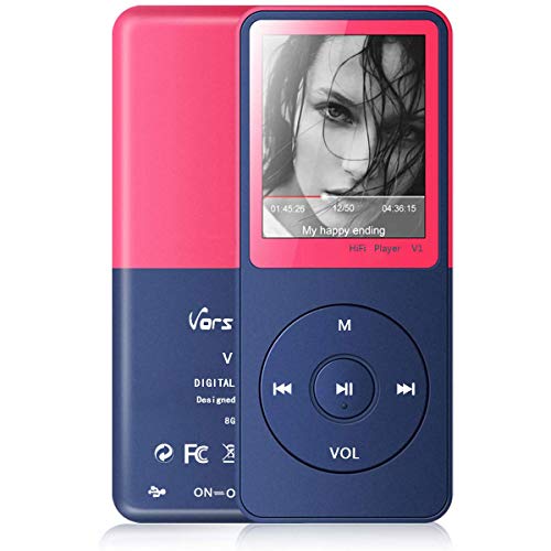 Reproductor de MP3, Vorstik Reproductor de Música HiFi Lossless Sound, Reproductor de Audio Digital de 1,8 Pulgada, hasta 100 Horas de Reproducción, Tarjeta de 128GB TF Ampliable. Reproductor de MP3, Vorstik Reproductor de Música HiFi Lossless Sound, Reproductor de Audio Digital de 1,8 Pulgada, hasta 100 Horas de Reproducción, Tarjeta de 128GB TF Ampliable.