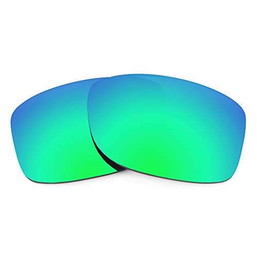 Revant Lentes de Repuesto Compatibles con Gafas de Sol Oakley Jupiter Squared, Polarizados, Verde Esmeralda MirrorShield