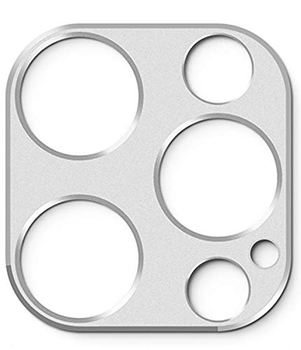 Ringke Protector de Lente de Cámara con Marco de Aluminio Compatible con iPhone 12 Pro Max - Silver