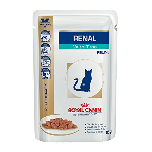 ROYAL CANIN Renal Feline Tuna Comida para Gatos - Paquete de 12 x 85 gr - Total: 1020 gr ROYAL CANIN Renal Feline Tuna Comida para Gatos - Paquete de 12 x 85 gr - Total: 1020 gr
