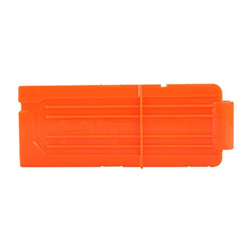 SALUTUYA Naranja, 20,9 x 8,1 x 2,1 cm, 12 Cargadores de Dardos, plástico, para n-Strike Elite Blaster para Pistola de Dardos