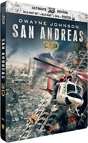 San Andreas [Steelbook(TM) Edition limitée - Blu-ray 3D + Blu-ray + DVD + Copie Digitale HD]