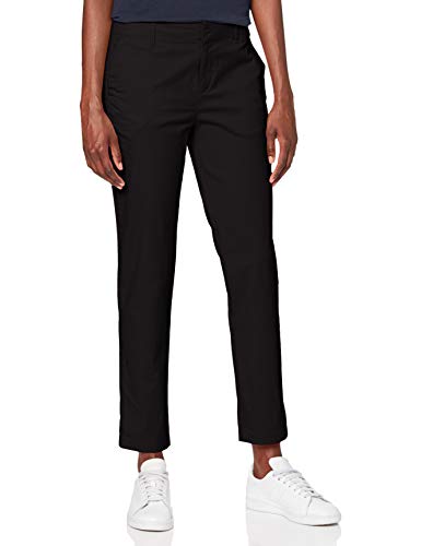 Scotch & Soda Regular Fit Chino, Sold with A Belt Pantalones, Negro (Black 0008), W32/L34 (Talla del Fabricante: 32/34) para Mujer